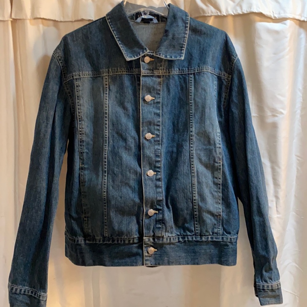 Structure jeans blue denim jacket men vintage L